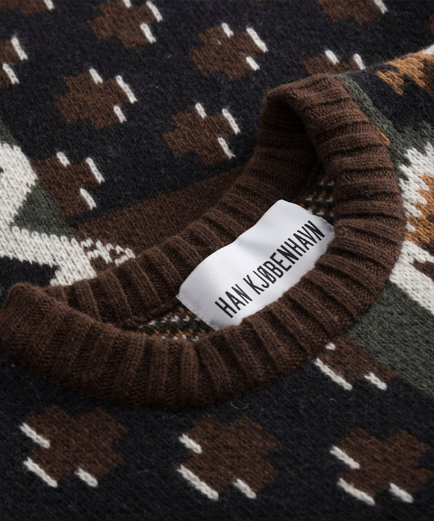 Bulky Vintage Knit Multi Colour-Han Kjøbenhavn-knitwear