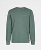 Casual Tee Long Sleeve - Dusty Green Logo-Han Kjøbenhavn-Packyard DK