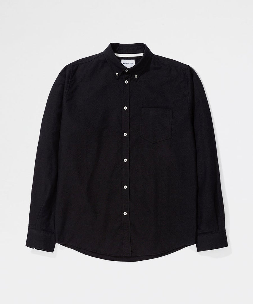 Anton Brushed Flannel Black-Norse Projects-Packyard DK