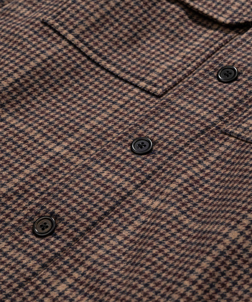 Kyle Wool Utility Khaki Check-Norse Projects-Packyard DK