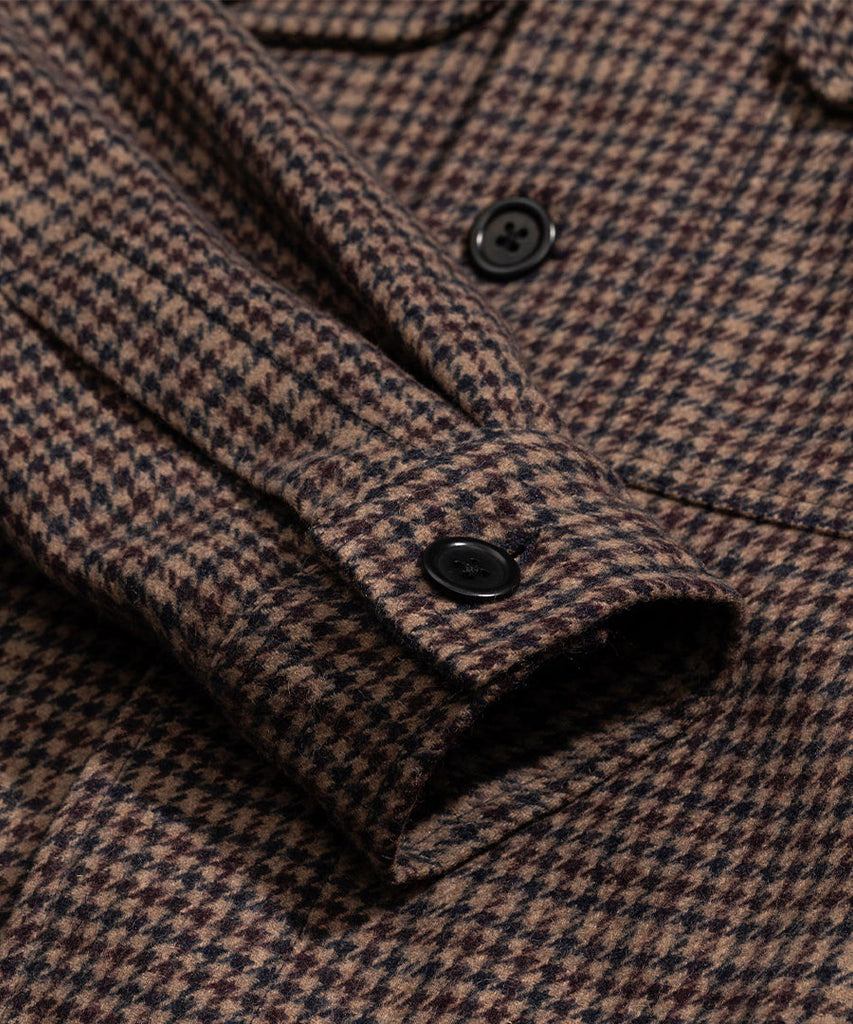 Kyle Wool Utility Khaki Check-Norse Projects-Packyard DK