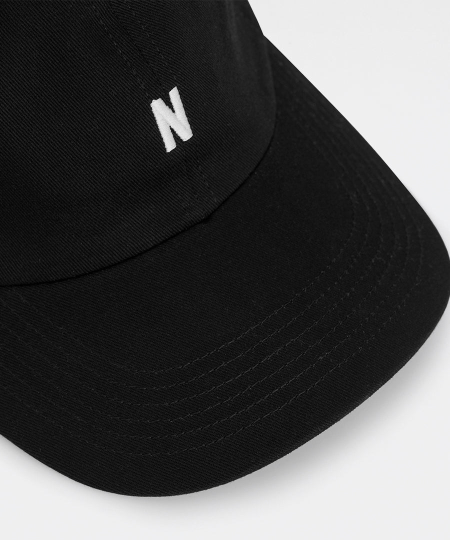 Twill Sports Cap Black