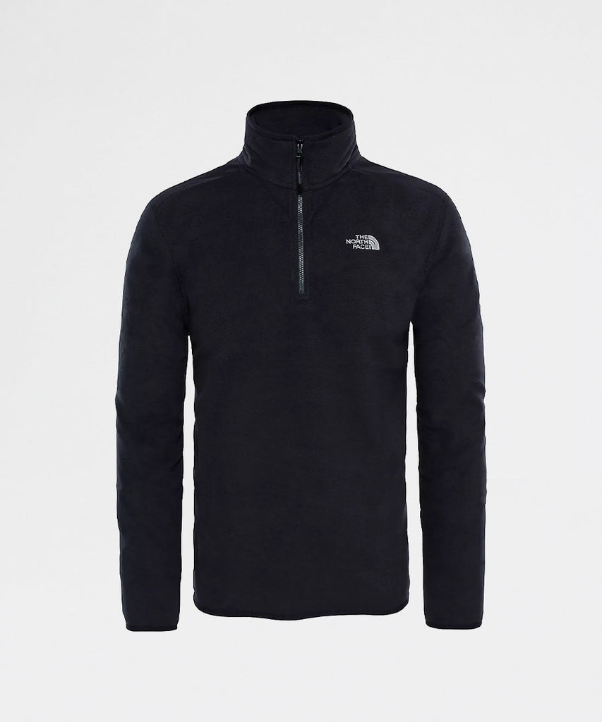 The North Face 100 GLACIER 1/4 ZIP TNF BLACK jackets
