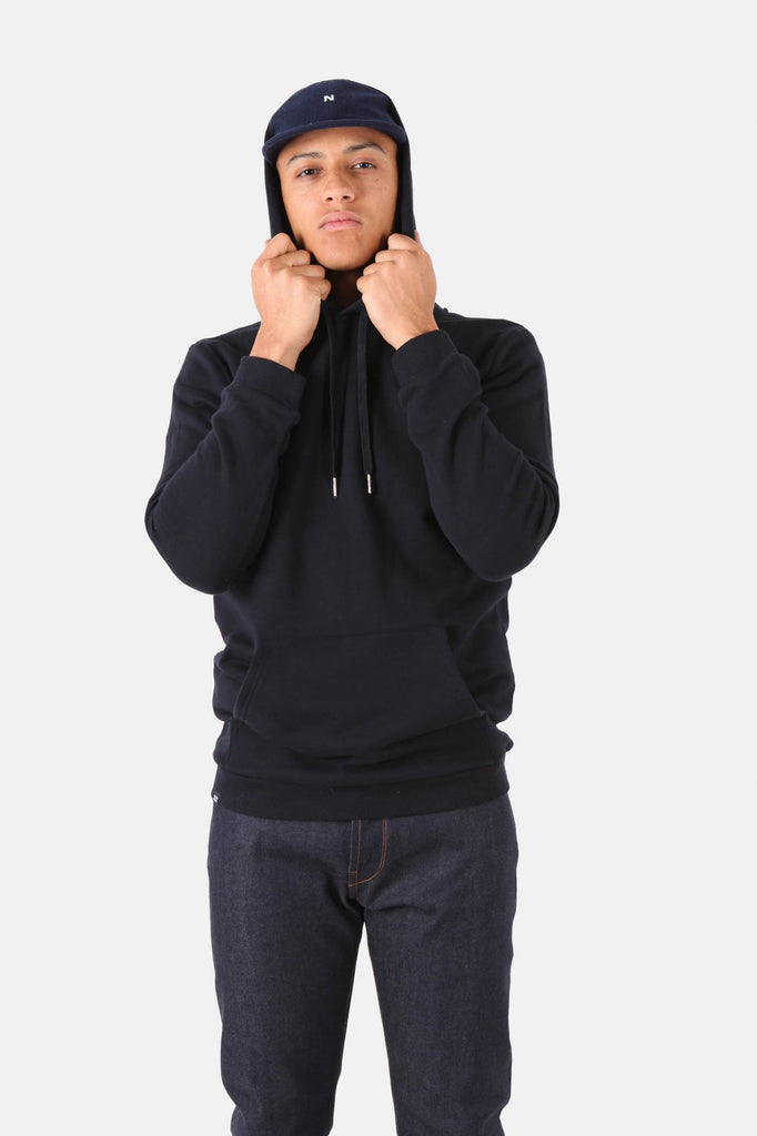 Native North French Terry Hoodie - Navy UDSOLGT