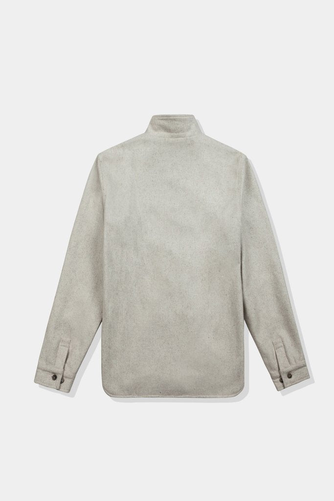 Native North Wool Shirt Jacket Ecru UDSOLGT