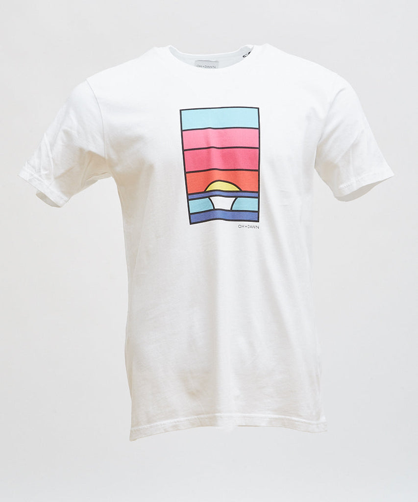 Oh Dawn Sunset Tee White UDSOLGT