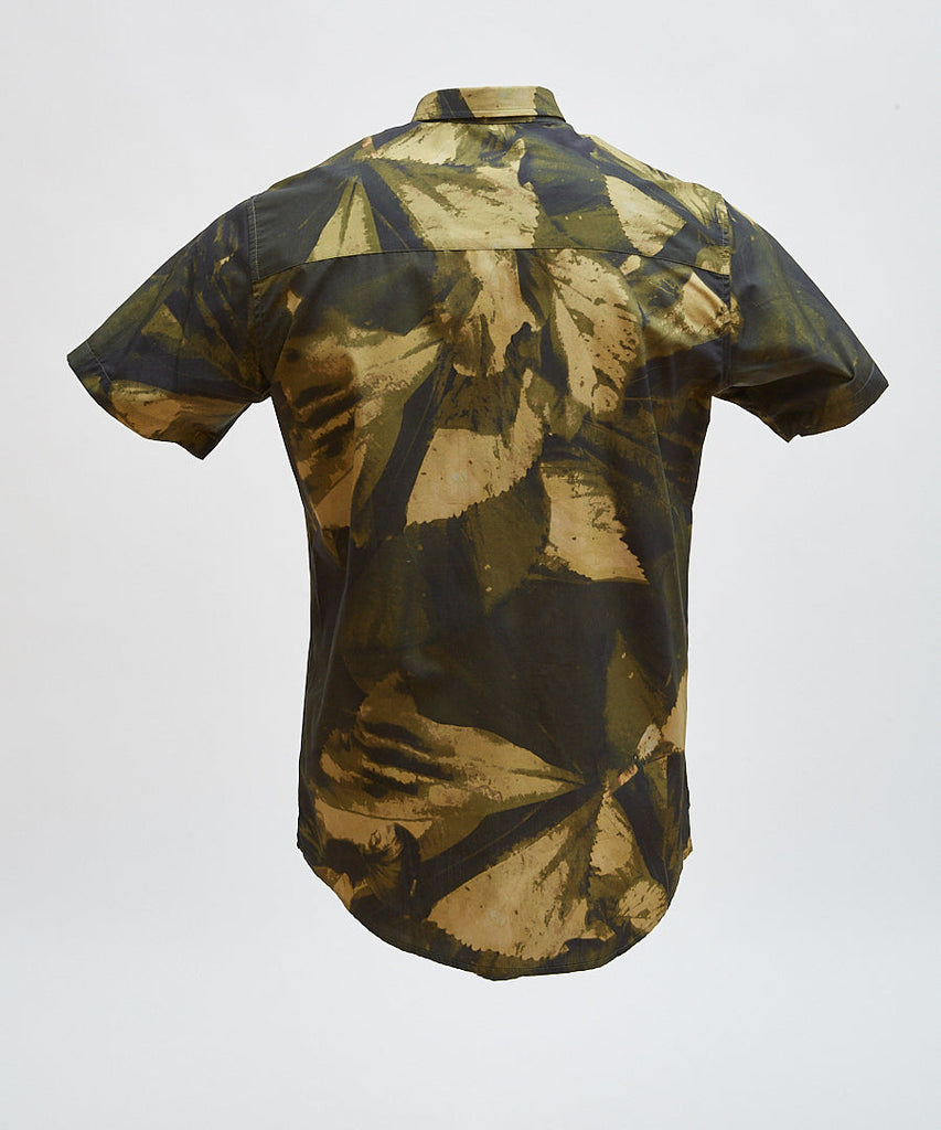 Oh Dawn Flower Shirt Hunter Green UDSOLGT