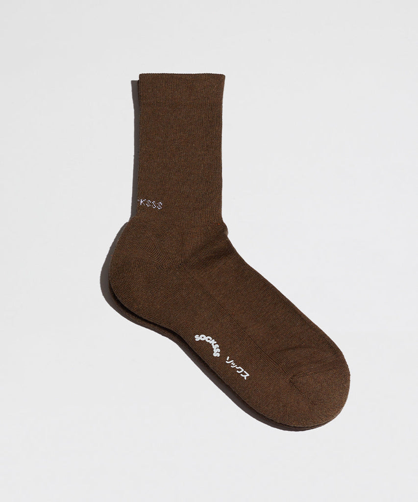Tennis Solid Golden Brown-Socksss-Packyard DK