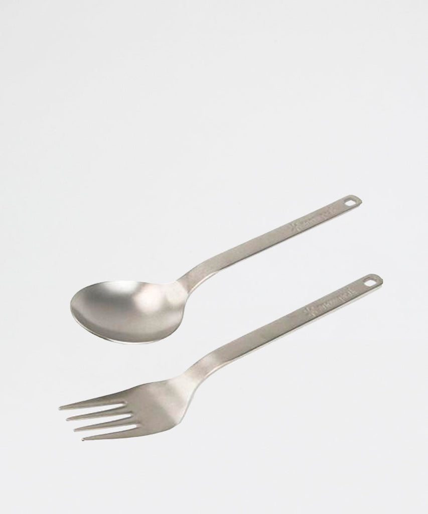 Snow Peak Titanium Fork and Spoon Set Outdoor Gear