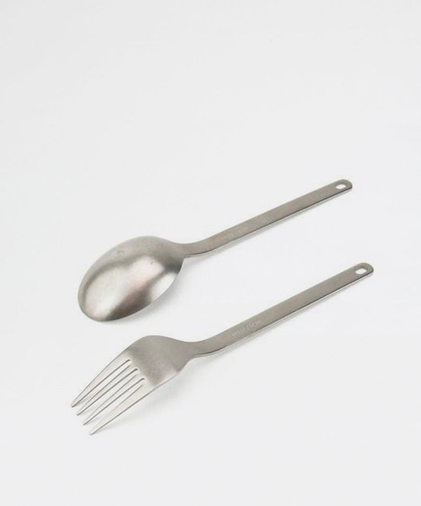 Snow Peak Titanium Fork and Spoon Set Outdoor Gear