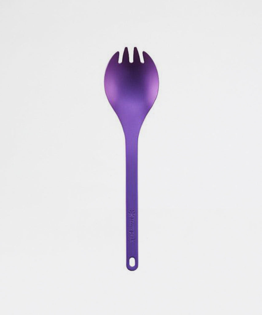 Snow Peak Titanium Spork Purple Outdoor Pack