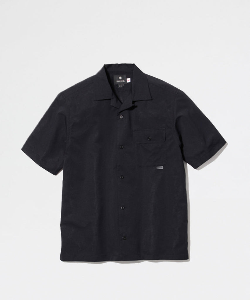 Snow Peak Quick Dry Aloha Shirt Black shirts