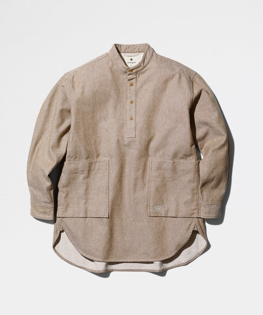 Camping Flannel Utility Pullover Brown-Snow Peak-shirts