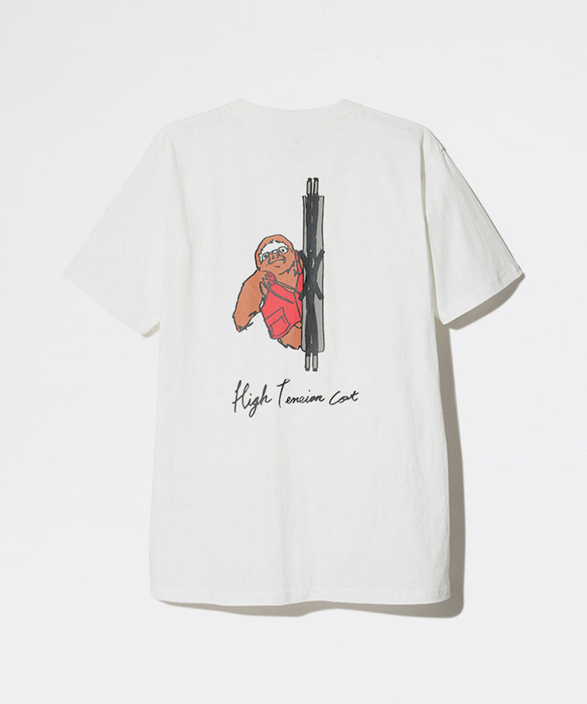 Printed Tee Iron High Tension Cot-Snow Peak-t-shirts