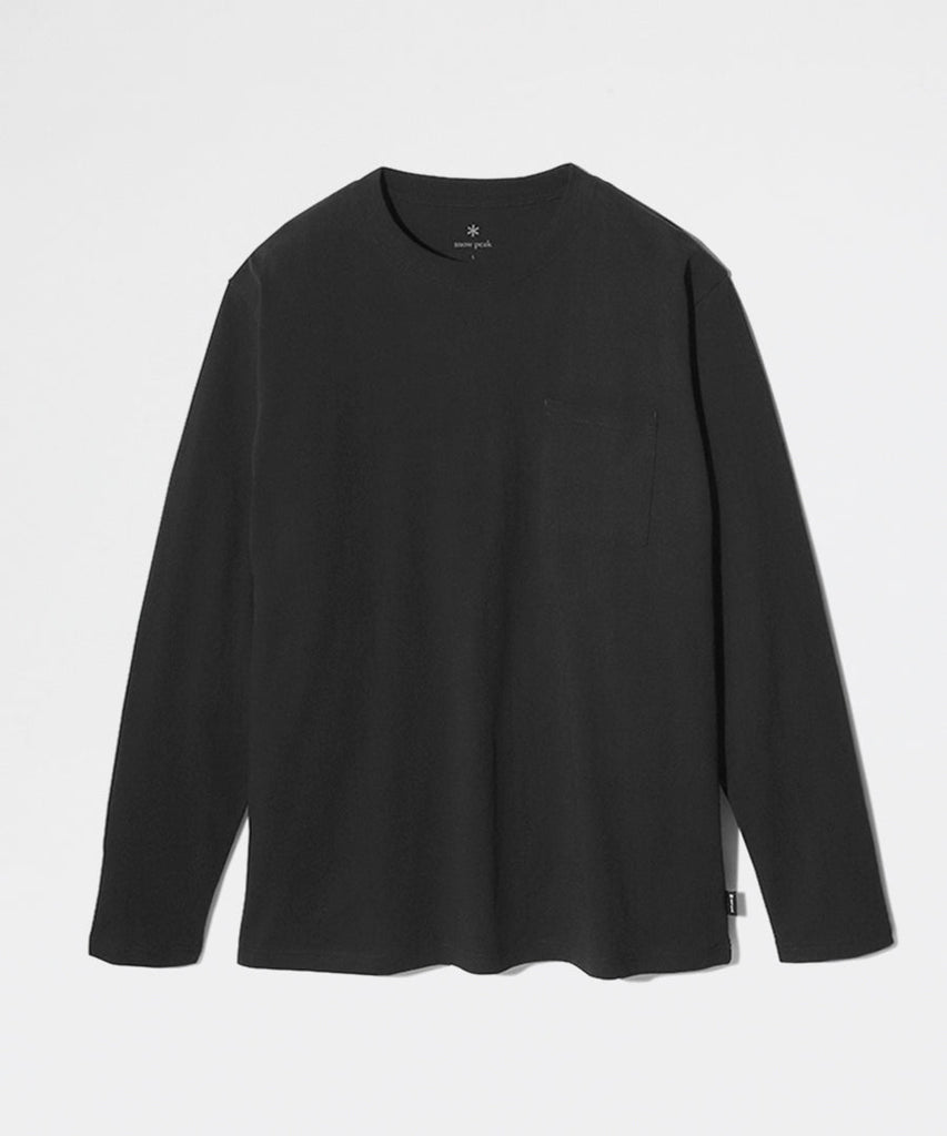 Printed L/S Tee SP Camping Gear Logo-Snow Peak-t-shirts