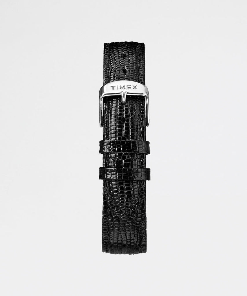 Marlin Handwind 34mm SST Case Silver Dial Black Leather Strap-Timex Archive-watches