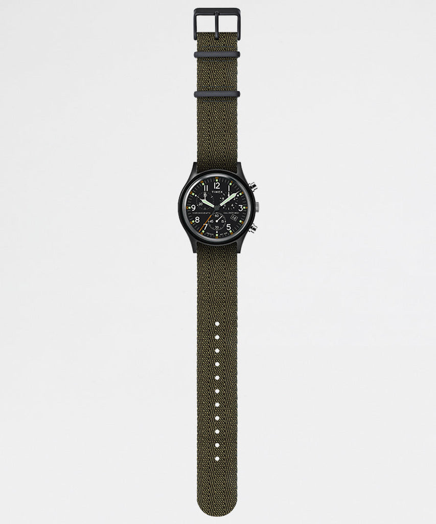 Timex Archive MK1 Aluminium Chrono 40 Black Black watches