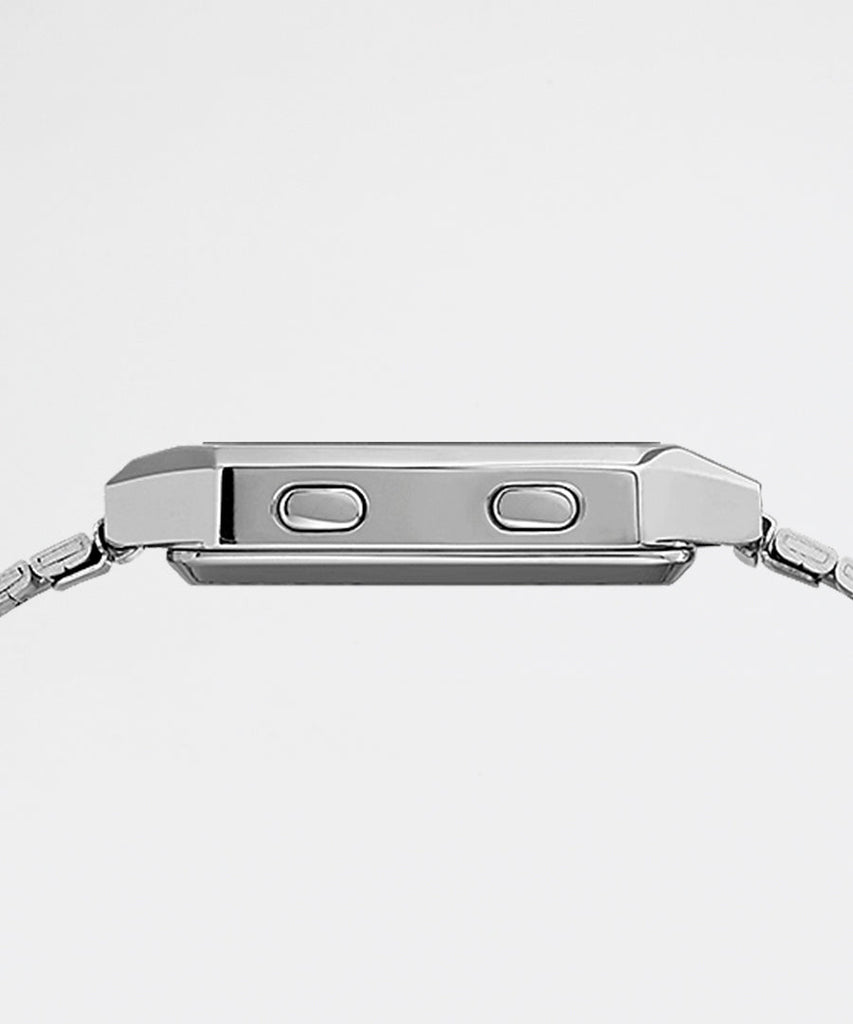 Q LCA Reissue Silver-tone Stainless Steel Bracelet Watch-Timex Archive-watches