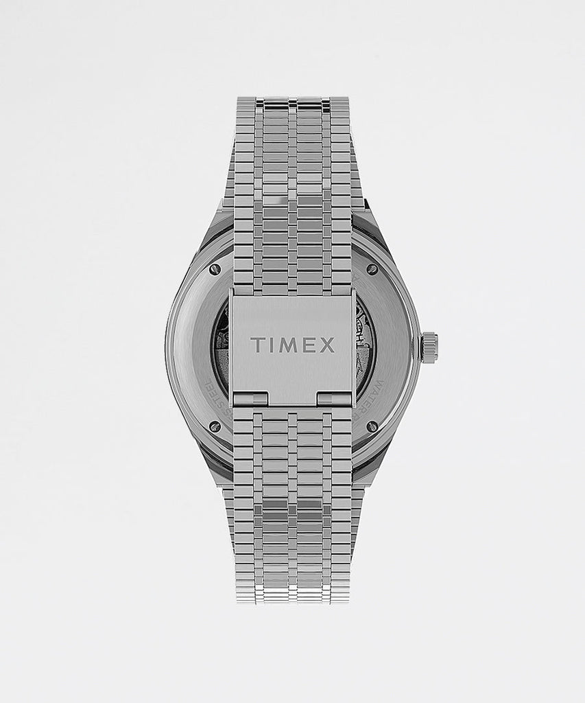 M79 Automatic 40mm Black Dial Black and Red Top Ring-Timex Archive-watches