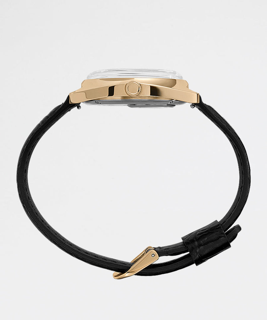 Q Timex 1975 Reissue Day-Date Leather Strap-Timex Archive-watches