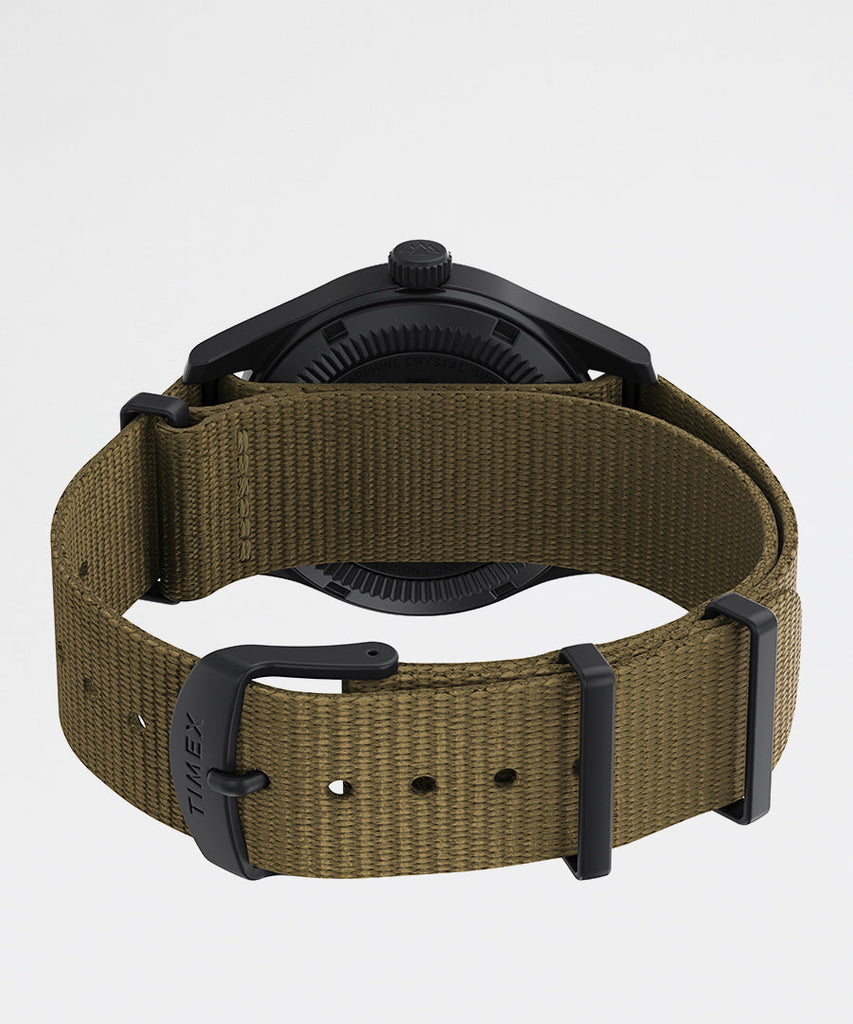 Expedition North Field Solar 36mm Black Dial Khaki Fabric Strap-Timex Archive-watches