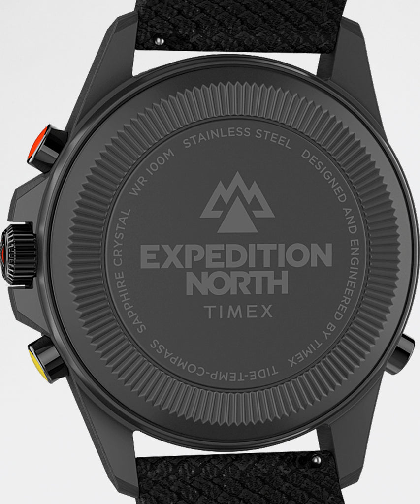 Expedition North® Tide-Temp-Compass 43mm Eco-Friendly Fabric Strap Watch-Timex Archive-Packyard DK