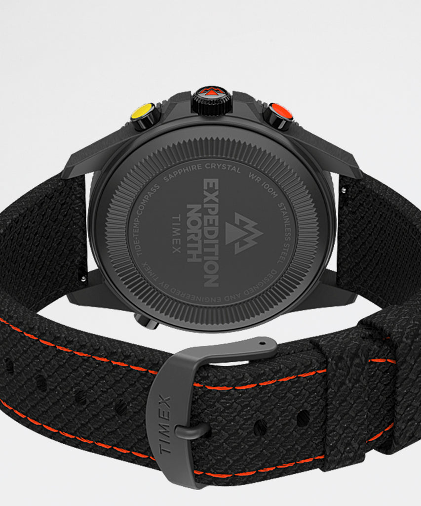Expedition North® Tide-Temp-Compass 43mm Eco-Friendly Fabric Strap Watch-Timex Archive-Packyard DK