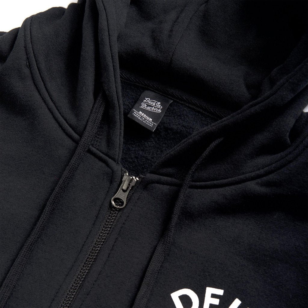 Deus Ex Machina Circle Logo Hoodie - Black UDSOLGT