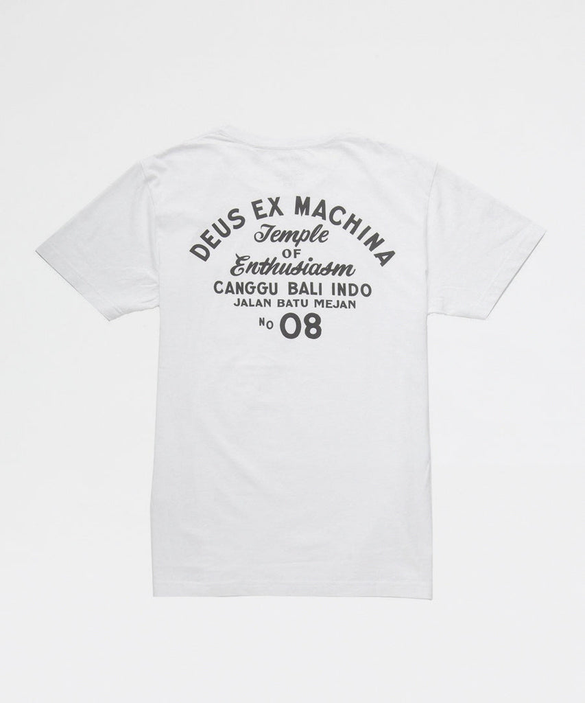 Deus Ex Machina Canggu Adress Tee White t-shirts