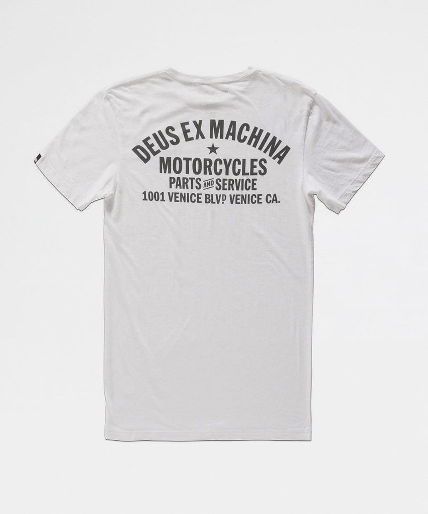Deus Ex Machina Venice Address White t-shirts