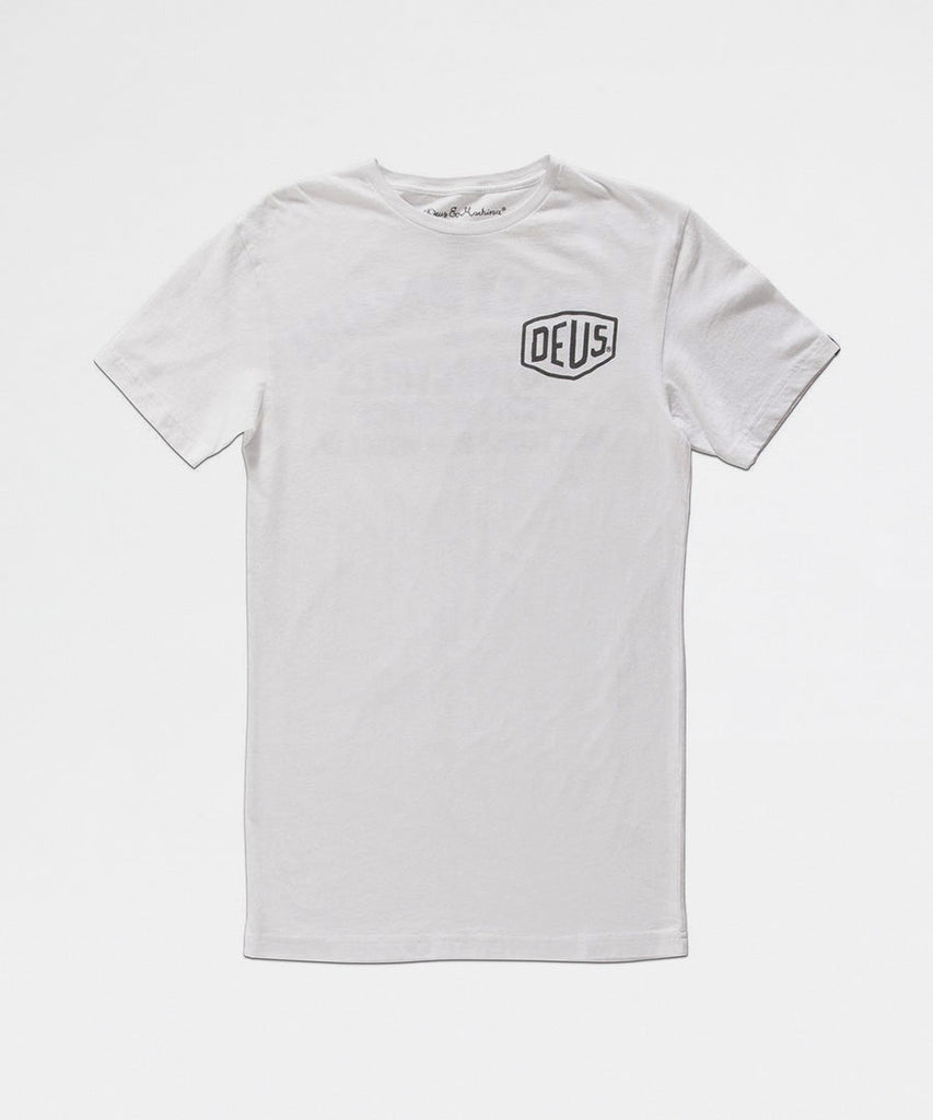Deus Ex Machina Venice Address White t-shirts