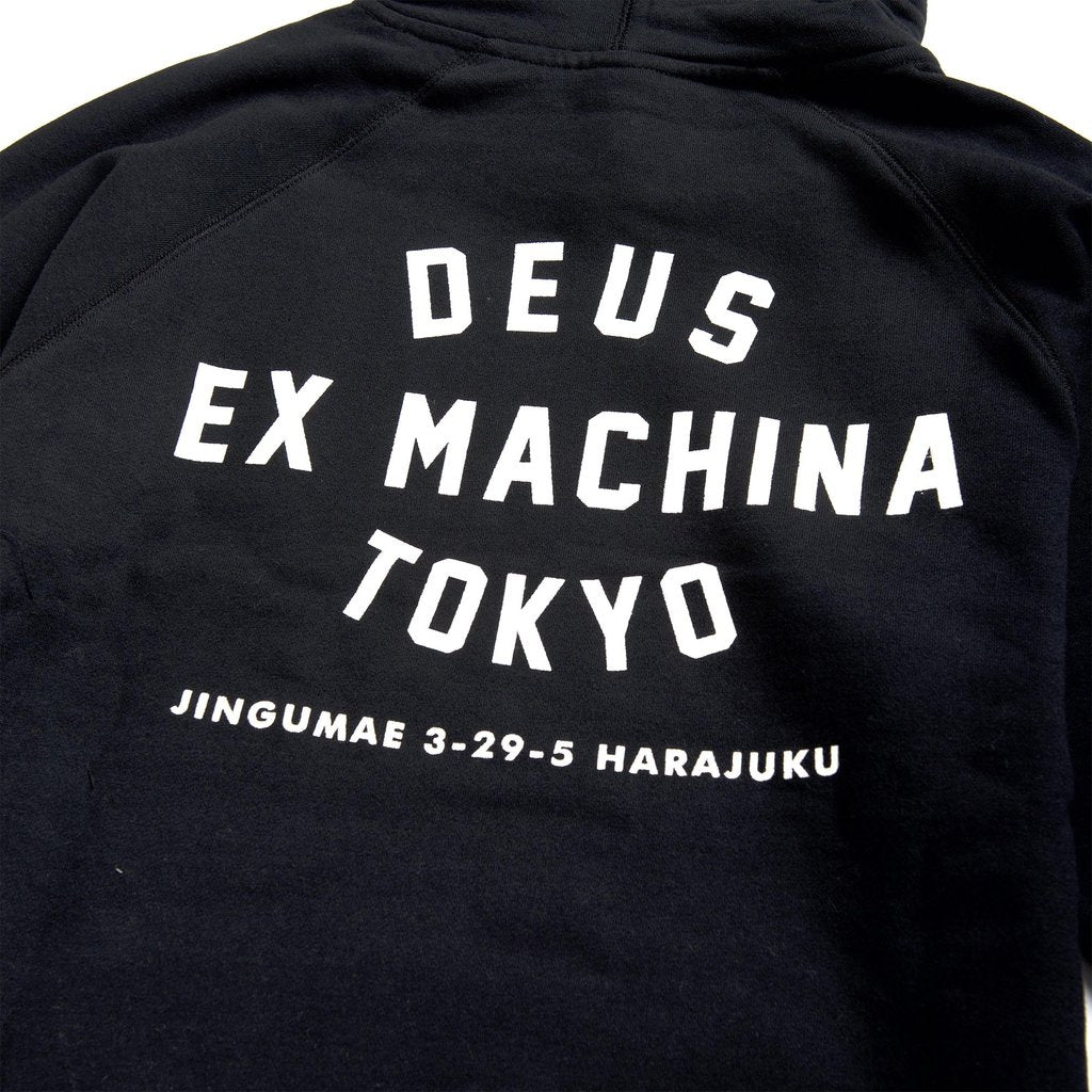 Deus Ex Machina Tokyo Address Hoodie - Black sweatshirts