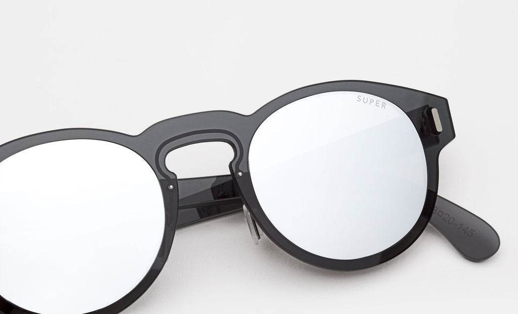 RETROSUPERFUTURE Duo-Lens Paloma Silver Black - 52 sunglasses