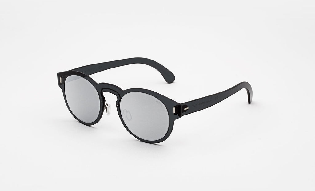 RETROSUPERFUTURE Duo-Lens Paloma Silver Black - 52 sunglasses