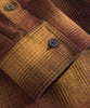 Avenir Gradient Flannel Shirt Brown Check-Wood Wood-Packyard DK