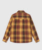 Avenir Gradient Flannel Shirt Brown Check-Wood Wood-Packyard DK
