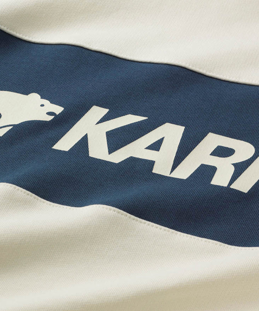 Blocked Logo Sweatshirt Whisper White Blue Wing-sweatshirts-Karhu