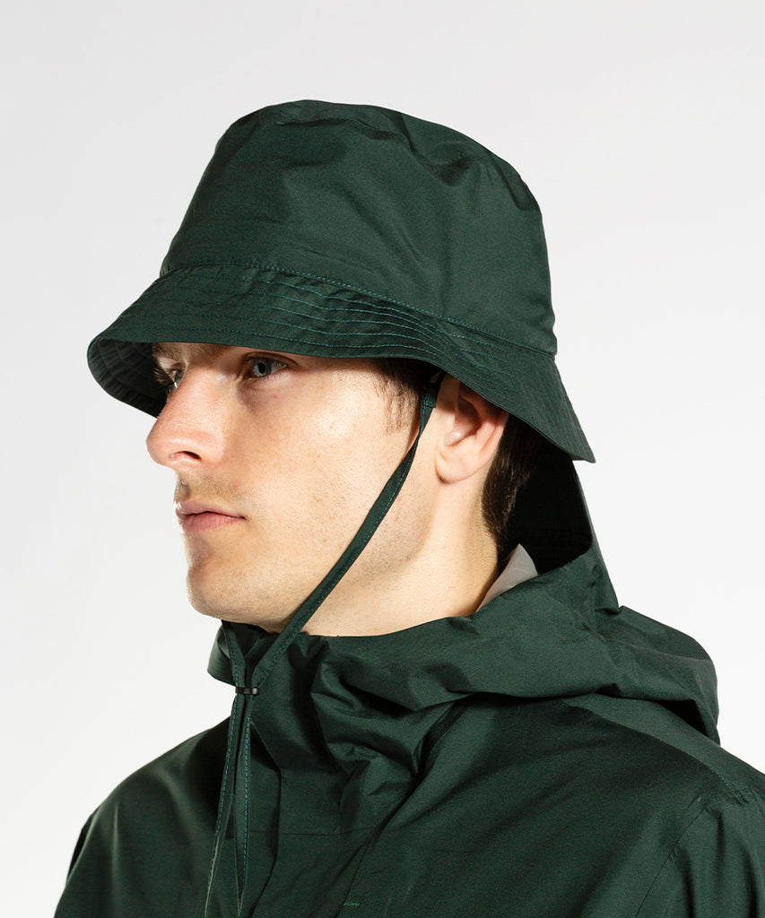 Gore-Tex Bucket Hat Deep Sea Green-Norse Projects-PYDK