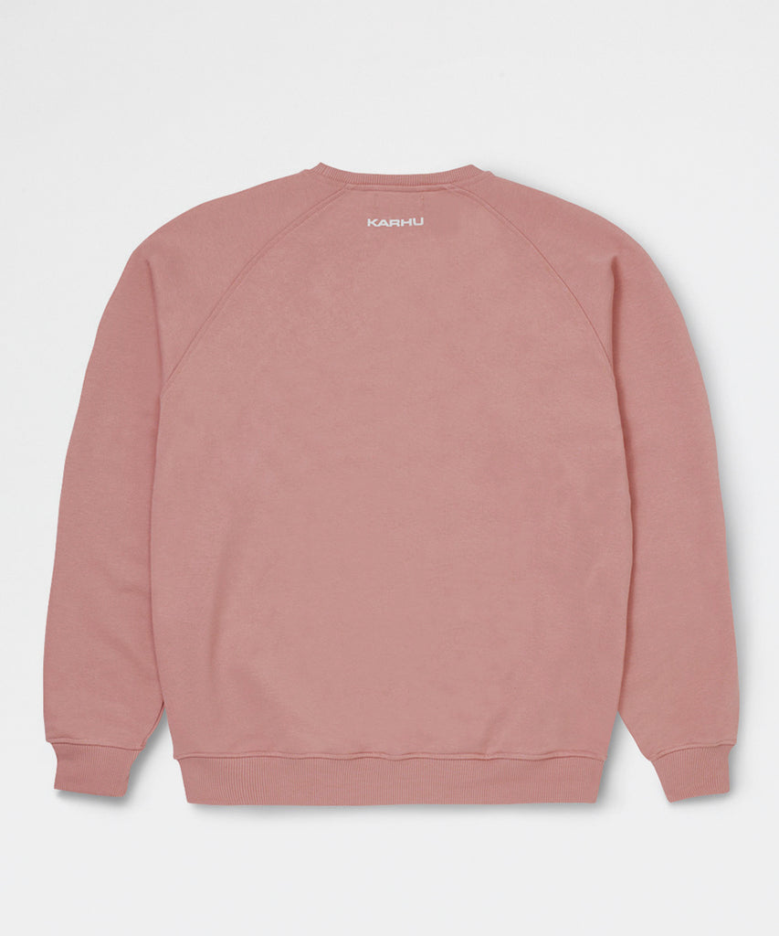 Classic Chest Logo Sweatshirt Rose Tan Lily White-sweatshirts-Karhu