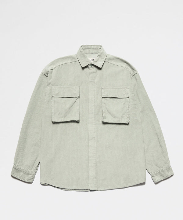 Corduroy Shirt Jacket - Light Mint-Taikan-Packyard DK