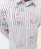 Damon shirt White Red Stripes-Soulland-Packyard DK