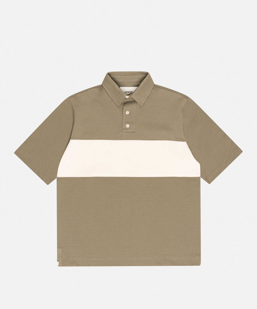 Dean Rugby Polo Olive Ecru-Kestin-Packyard DK