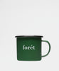 Bean Enamel Mug - Dark Green-Forét-Packyard DK