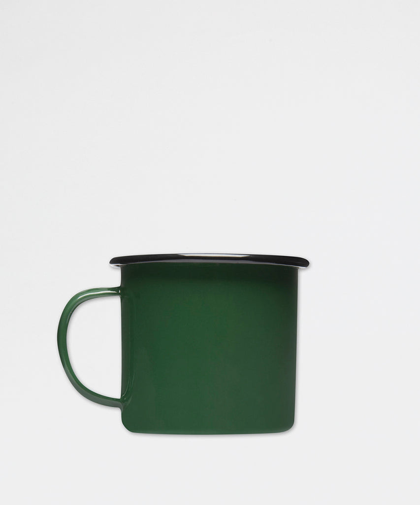 Bean Enamel Mug - Dark Green-Forét-Packyard DK