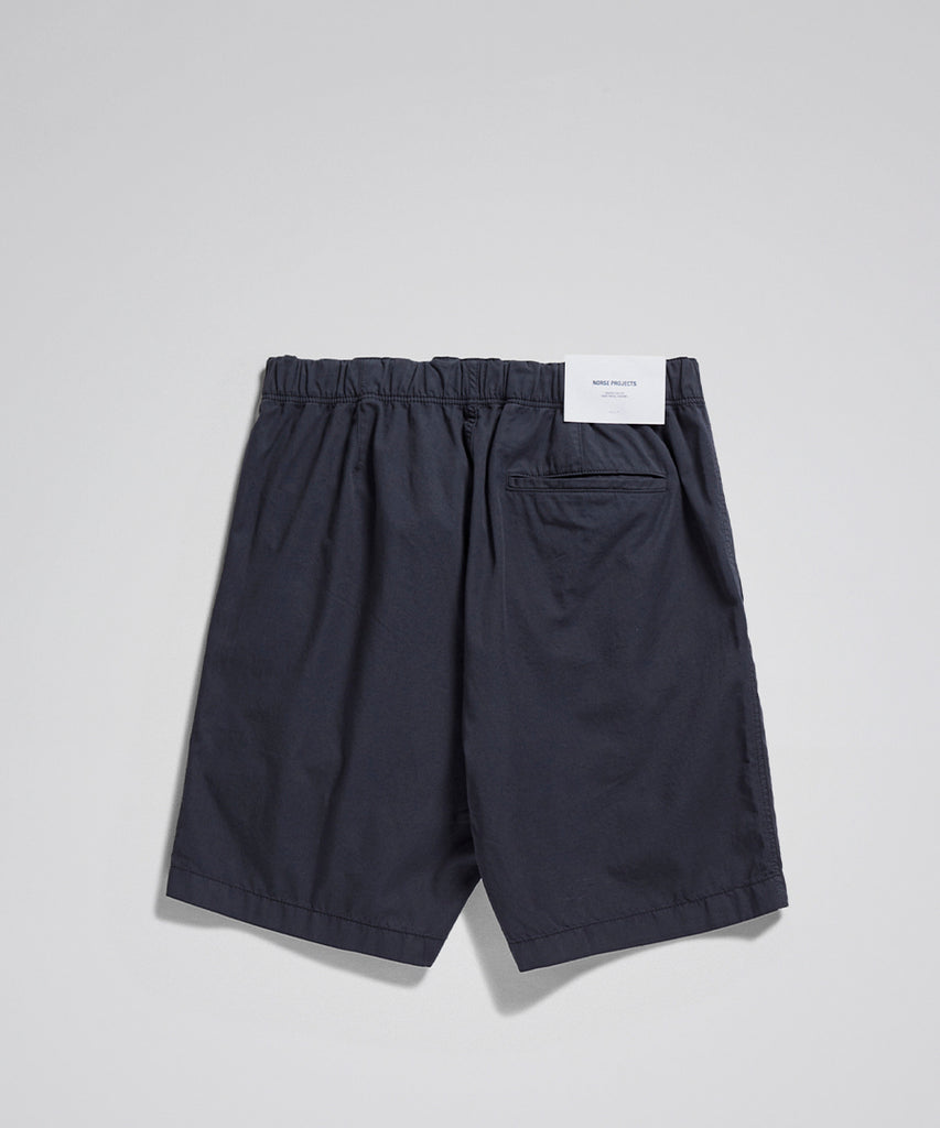 Ezra Light Twill Shorts Slate Grey-Norse Projects-PYDK