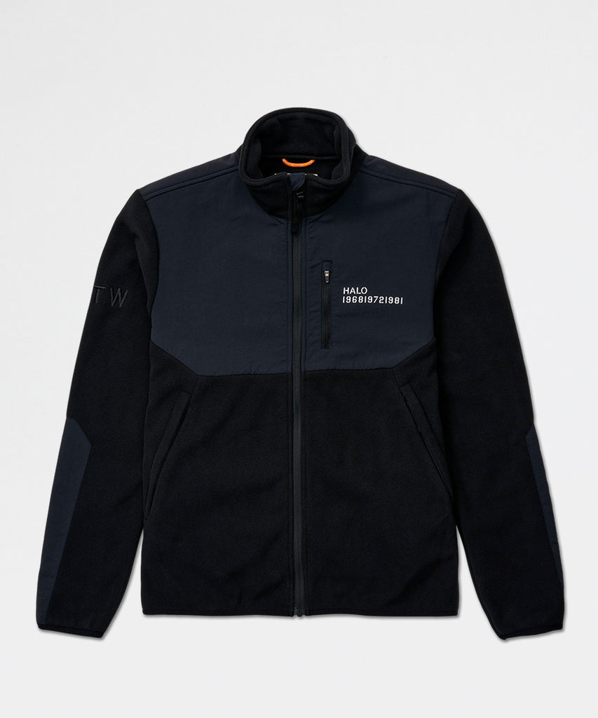 Halo Blocked Zip Fleece Black-Newline Halo-PYDK