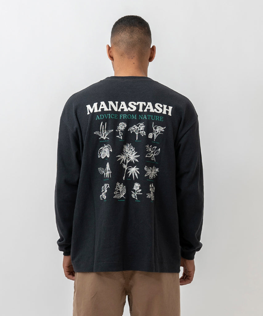 Hemp L/S Tee Afn - Black-Manastash-Packyard DK