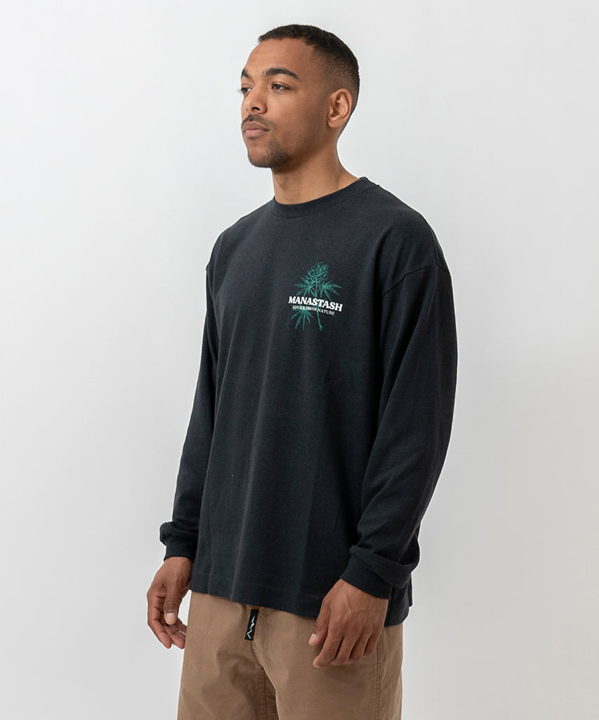 Hemp L/S Tee Afn - Black-Manastash-Packyard DK