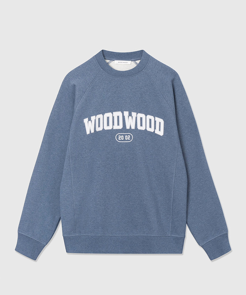 Hester Ivy Sweatshirt Blue Marl-Wood Wood-Packyard DK