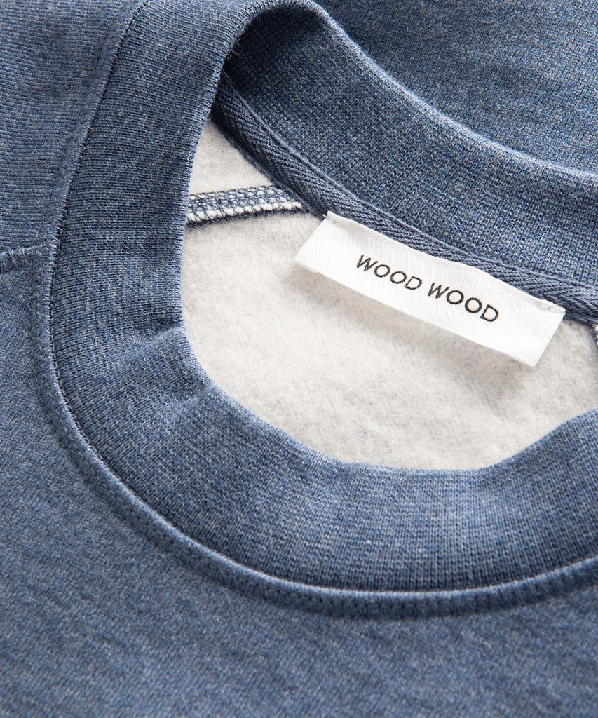 Hester Ivy Sweatshirt Blue Marl-Wood Wood-Packyard DK